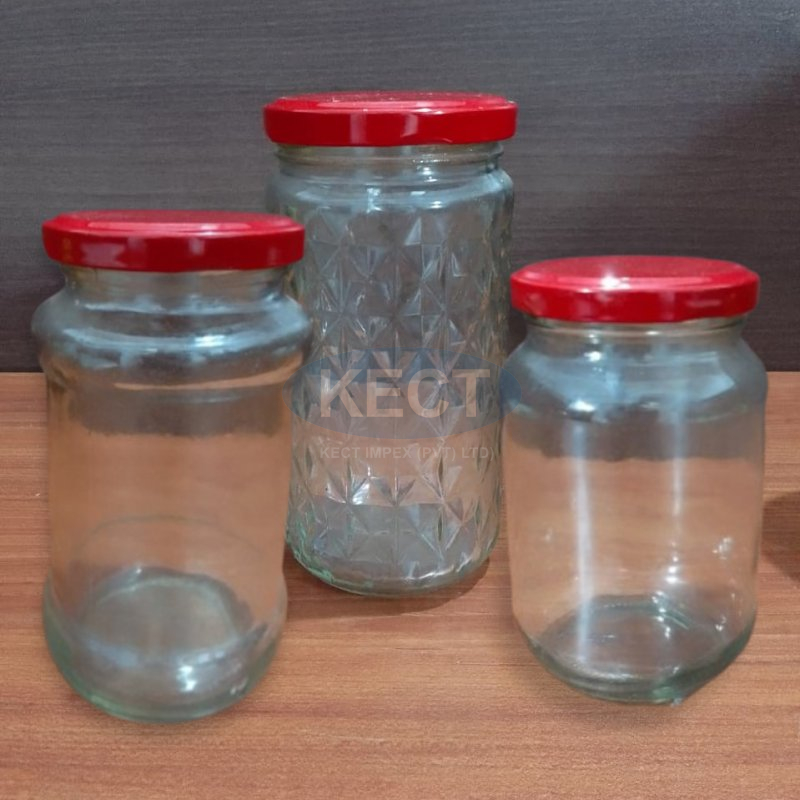 Round Jar/ Diamond Jar/ Fudkor Jar/ 450gsm/ 370ml/ 400gsm